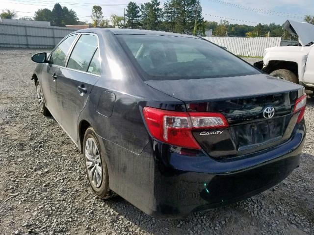 4T1BF1FK3CU027725 - 2012 TOYOTA CAMRY BASE BLACK photo 3