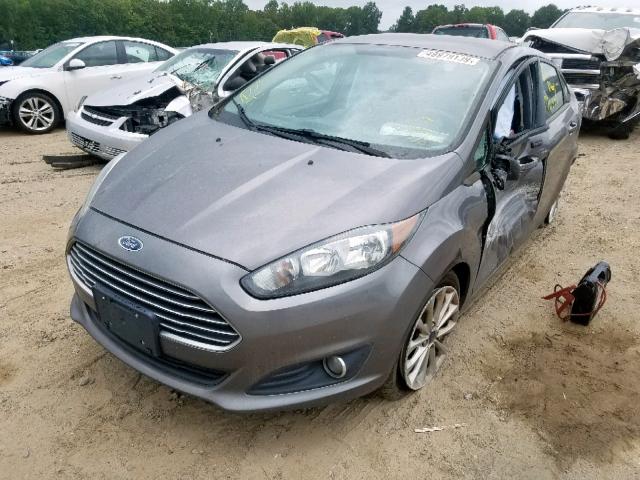 3FADP4BJ2EM106101 - 2014 FORD FIESTA SE GRAY photo 2