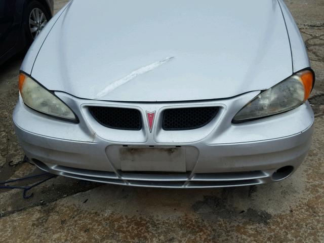 1G2NE52E15M237064 - 2005 PONTIAC GRAND AM S SILVER photo 9