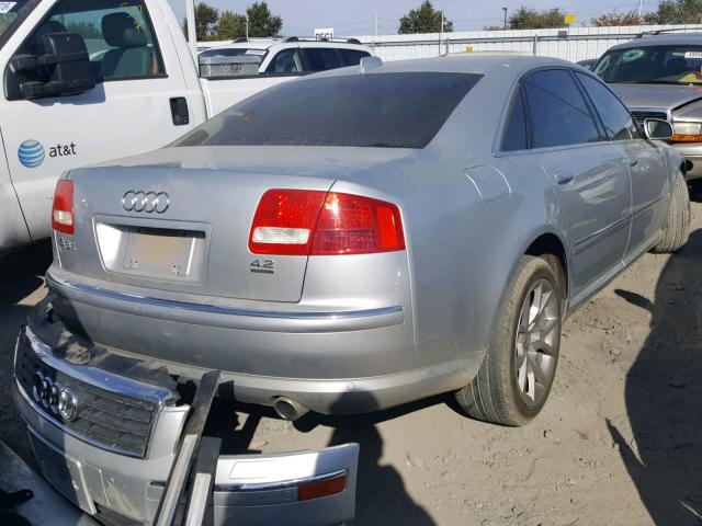 WAUML44E94N000588 - 2004 AUDI A8 L QUATT SILVER photo 4