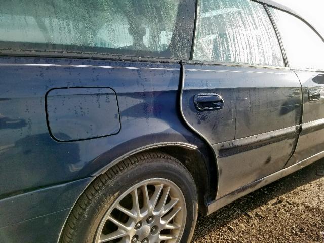 4S3BH635337307637 - 2003 SUBARU LEGACY L BLUE photo 10