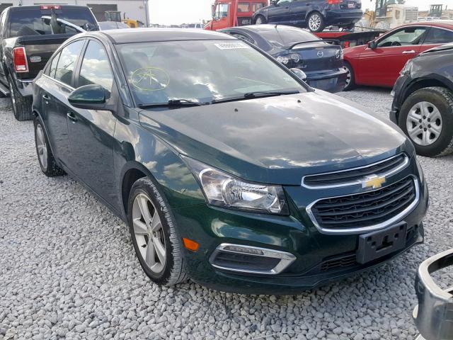 1G1PE5SB7F7134122 - 2015 CHEVROLET CRUZE LT GREEN photo 1