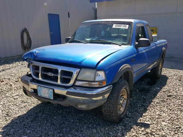 1FTZR15X5WPA16753 - 1998 FORD RANGER SUP BLUE photo 2