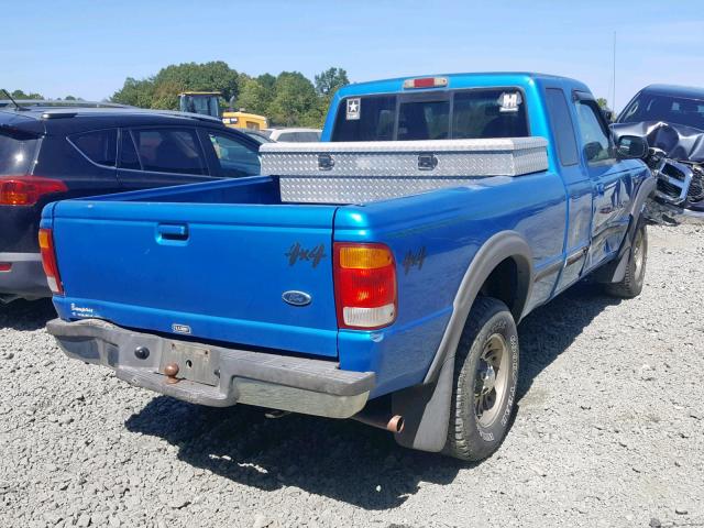 1FTZR15X5WPA16753 - 1998 FORD RANGER SUP BLUE photo 4