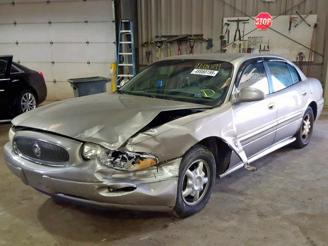 1G4HP54K61U212446 - 2001 BUICK LESABRE CU BEIGE photo 2