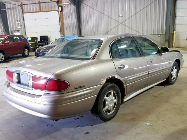 1G4HP54K61U212446 - 2001 BUICK LESABRE CU BEIGE photo 4