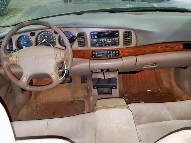 1G4HP54K61U212446 - 2001 BUICK LESABRE CU BEIGE photo 9