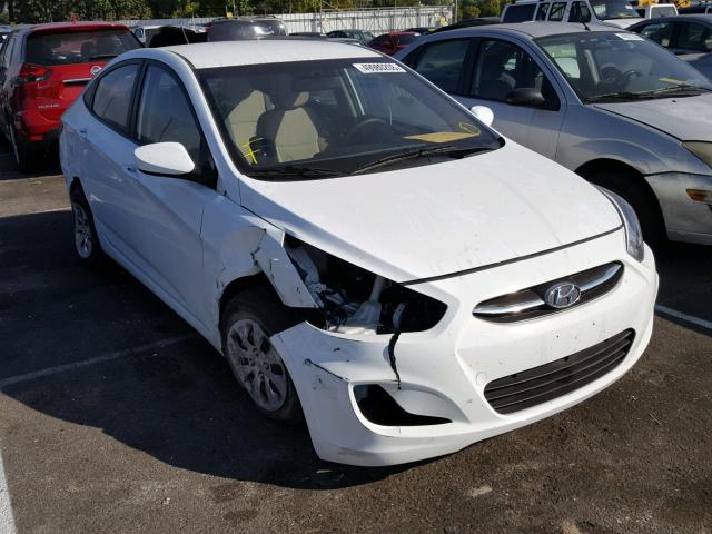 KMHCT4AE4GU948101 - 2016 HYUNDAI ACCENT SE WHITE photo 1