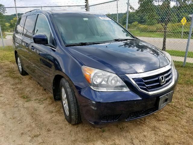 5FNRL38758B089529 - 2008 HONDA ODYSSEY EX BLUE photo 1