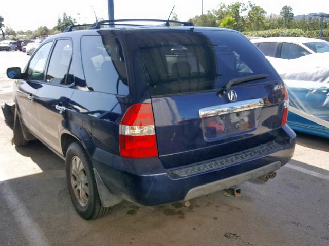 2HNYD18733H525367 - 2003 ACURA MDX TOURIN BLUE photo 3