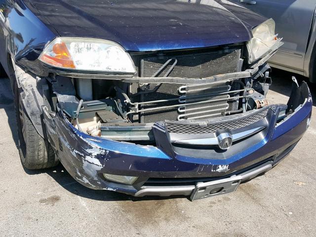 2HNYD18733H525367 - 2003 ACURA MDX TOURIN BLUE photo 9