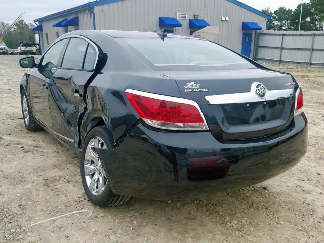 1G4GC5EGXAF319800 - 2010 BUICK LACROSSE C BLACK photo 3