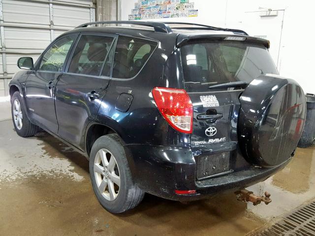 JTMBK31V276017274 - 2007 TOYOTA RAV4 LIMIT BLACK photo 3