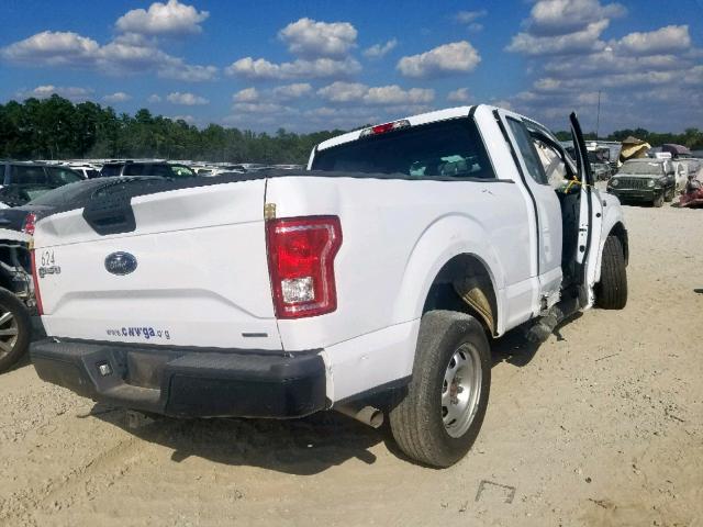 1FTEX1C89FKD22125 - 2015 FORD F150 SUPER WHITE photo 4