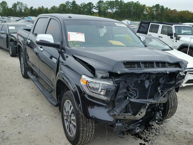 5TFAW5F19JX722723 - 2018 TOYOTA TUNDRA CRE BLACK photo 1