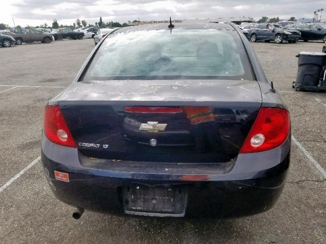 1G1AL58F987228625 - 2008 CHEVROLET COBALT LT BLACK photo 10