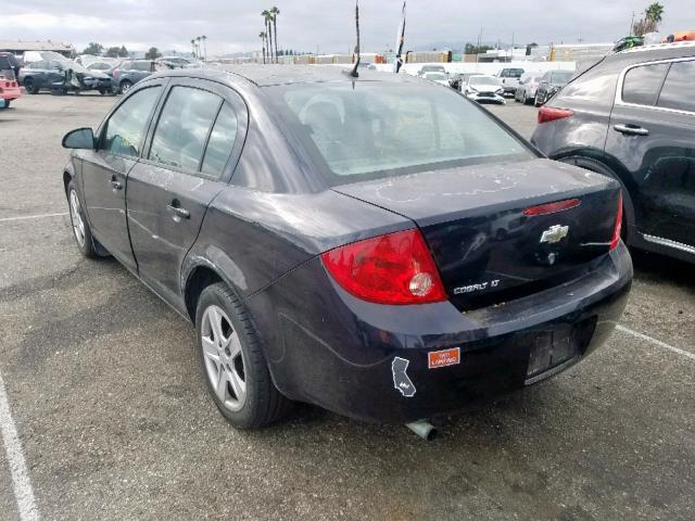 1G1AL58F987228625 - 2008 CHEVROLET COBALT LT BLACK photo 3