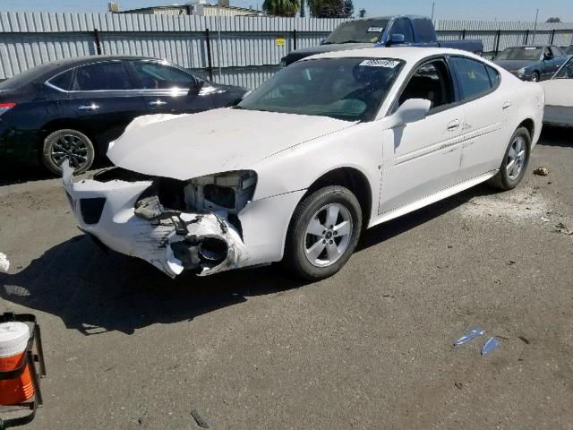 2G2WP552061251289 - 2006 PONTIAC GRAND PRIX WHITE photo 2