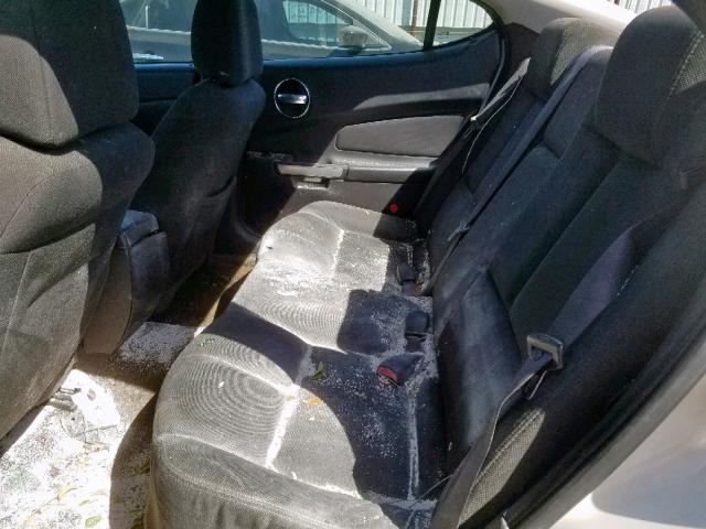 2G2WP552061251289 - 2006 PONTIAC GRAND PRIX WHITE photo 6