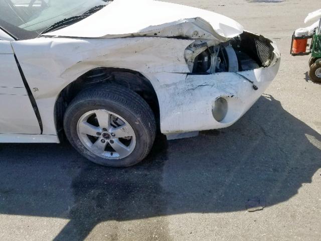 2G2WP552061251289 - 2006 PONTIAC GRAND PRIX WHITE photo 9