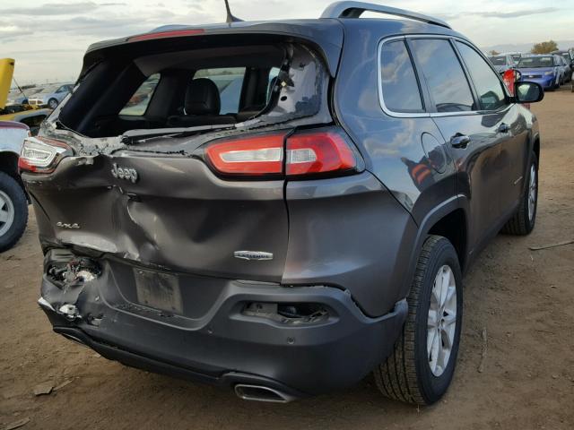 1C4PJMLX0JD507471 - 2018 JEEP CHEROKEE L GRAY photo 4