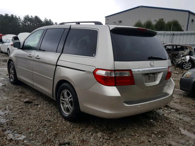 5FNRL38805B039593 - 2005 HONDA ODYSSEY TO SILVER photo 3