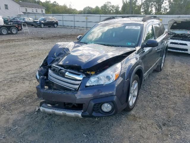 4S4BRDKC9D2270119 - 2013 SUBARU OUTBACK 3. GRAY photo 2