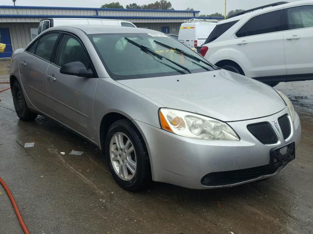 1G2ZF55B364173160 - 2006 PONTIAC G6 SE SILVER photo 1