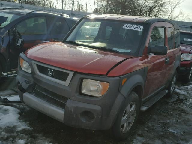 5J6YH28514L018335 - 2004 HONDA ELEMENT EX ORANGE photo 2