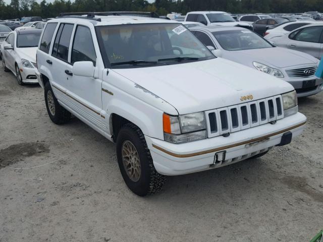 1J4GZ78Y8PC700360 - 1993 JEEP GRAND CHER WHITE photo 1