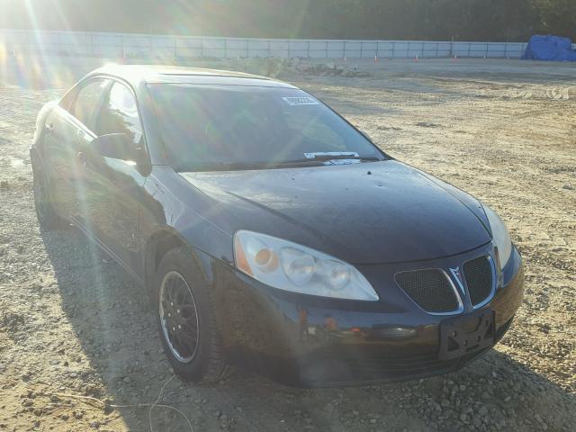 1G2ZF58B074177535 - 2007 PONTIAC G6 VALUE L BLACK photo 1