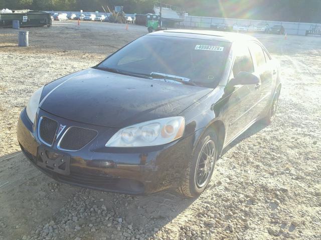 1G2ZF58B074177535 - 2007 PONTIAC G6 VALUE L BLACK photo 2