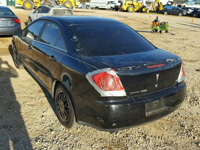 1G2ZF58B074177535 - 2007 PONTIAC G6 VALUE L BLACK photo 3