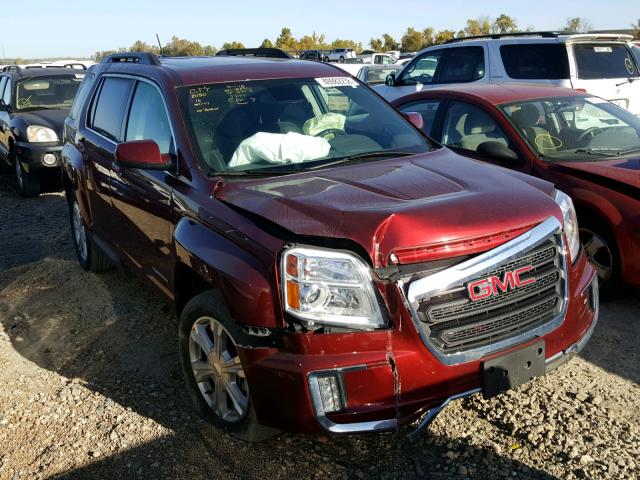 2GKFLNE34H6157698 - 2017 GMC TERRAIN SL RED photo 9