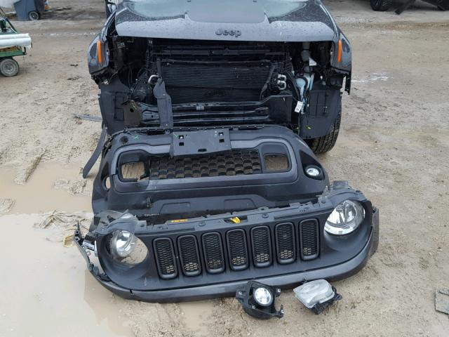 ZACCJBCTXGPD70260 - 2016 JEEP RENEGADE T GRAY photo 9