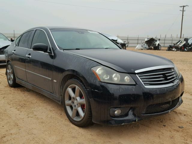 JNKBY01E28M500823 - 2008 INFINITI M45 BASE BLACK photo 1