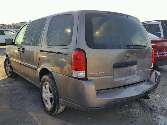 1GNDV23LX6D191374 - 2006 CHEVROLET UPLANDER L TAN photo 3