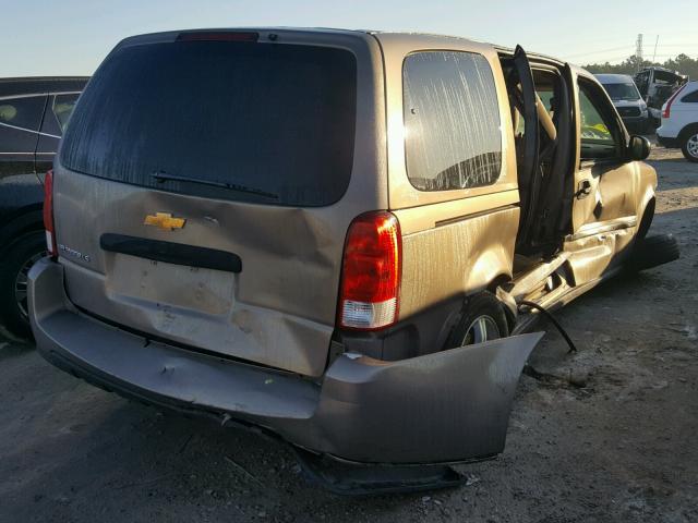 1GNDV23LX6D191374 - 2006 CHEVROLET UPLANDER L TAN photo 4