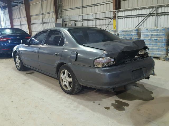 19UUA56672A000938 - 2002 ACURA 3.2TL GRAY photo 3