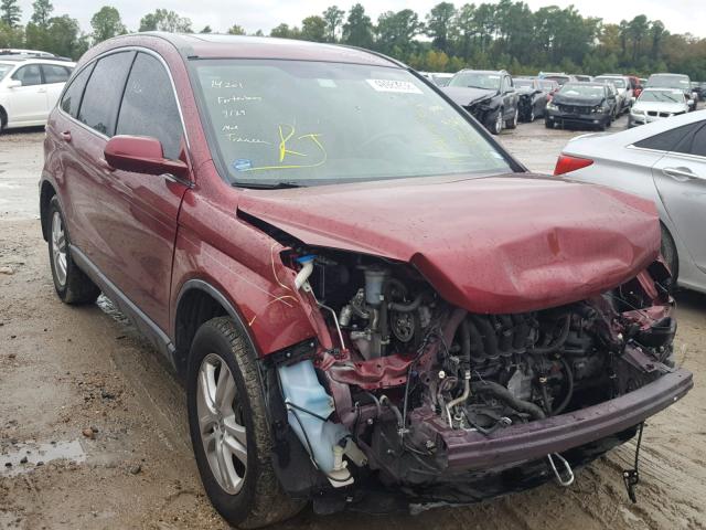 JHLRE3H74AC007077 - 2010 HONDA CR-V EXL RED photo 1