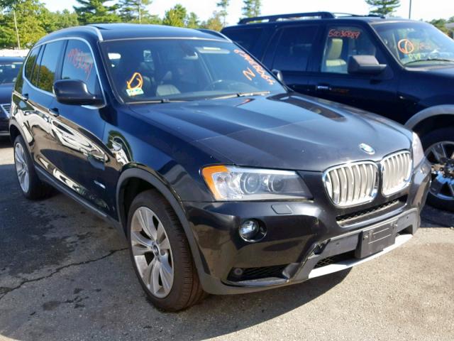 5UXWX7C51CL736467 - 2012 BMW X3 XDRIVE3 BLACK photo 1