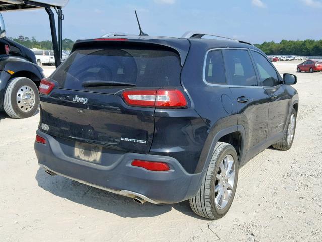 1C4PJLDS6EW113853 - 2014 JEEP CHEROKEE L BLACK photo 4