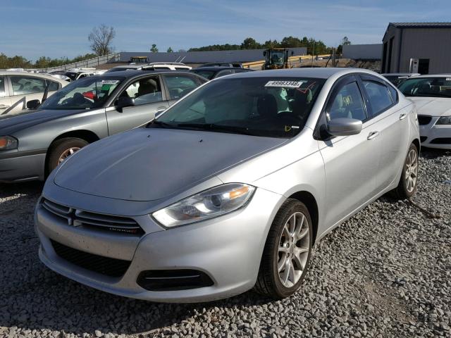 1C3CDFBA8DD230480 - 2013 DODGE DART SXT SILVER photo 2