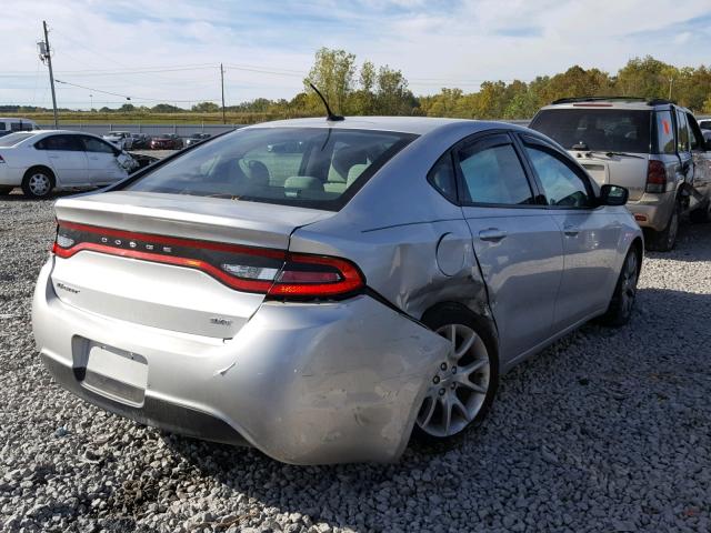 1C3CDFBA8DD230480 - 2013 DODGE DART SXT SILVER photo 4