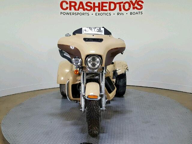 1HD1MAL11EB859840 - 2014 HARLEY-DAVIDSON FLHTCUTG T TAN photo 3