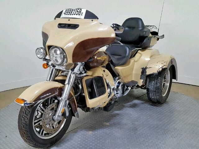 1HD1MAL11EB859840 - 2014 HARLEY-DAVIDSON FLHTCUTG T TAN photo 4