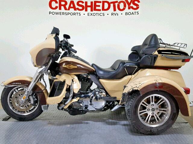 1HD1MAL11EB859840 - 2014 HARLEY-DAVIDSON FLHTCUTG T TAN photo 5