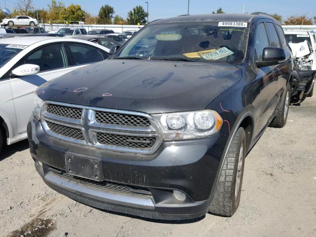 1D4RD4GG7BC720261 - 2011 DODGE DURANGO CR BLACK photo 2