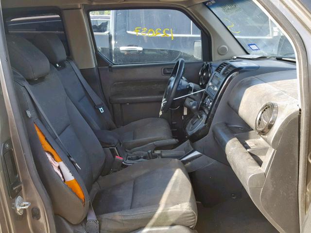 5J6YH18937L005524 - 2007 HONDA ELEMENT SC GRAY photo 5