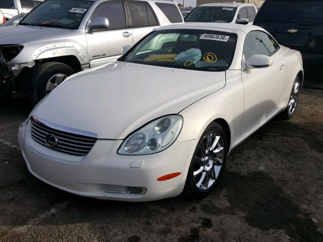 JTHFN48Y340050232 - 2004 LEXUS SC 430 WHITE photo 2